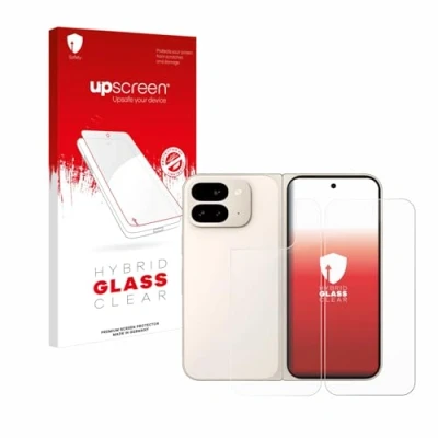 Afbeelding van upscreen Screenprotector voor Google Pixel 9 Pro Fold (Voor+Achter) Folie Beschermfolie Beschermglas transparant