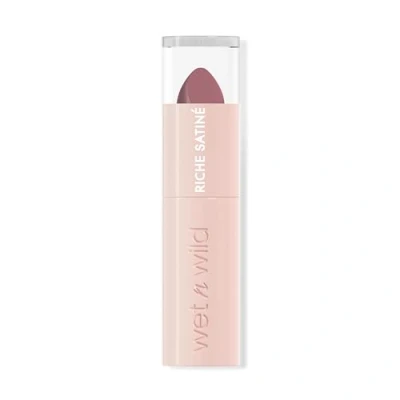Afbeelding van Wet n Wild Rich Satin Lip Color, Langhoudende Lipstick met Satijnfinish, Hydraterende Niet Drogende Formule en Rijk Gepigmenteerd Fluweelzachte Textuur, Hush Lil&#039; Beige