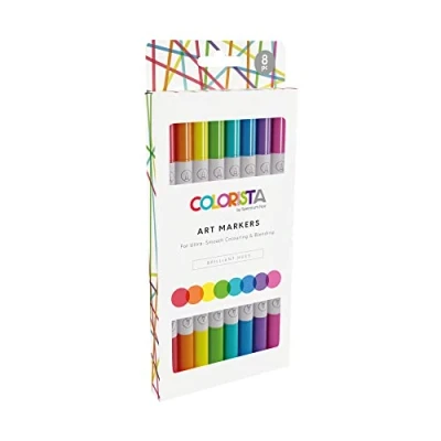 Afbeelding van Colorista Alcohol Art Markers Brilliant Hues 8 st