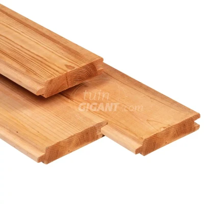Afbeelding van Red Class Blokhutprofiel 2,8 x 14,5 cm 180 Rood geïmpregneerd
