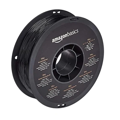 Afbeelding van Amazon Basics 3D printerfilament, spoel van 1 kg, diameter 1,75 mm (+/ 0,05 mm), zwart