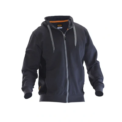 Afbeelding van Jobman 5400 Sweatshirt Hoodie 65540020 Donkergrijs/Zwart