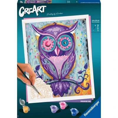 Afbeelding van Schilderen op nummers CreArt Dreaming Owl