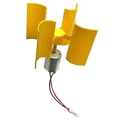 Afbeelding van Wind Elektriciteit Generator Mini Windturbines Verticale Kit DIY Onderwijs Model