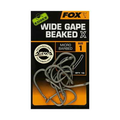 Afbeelding van Fox Edges Armapoint Wide Gape Beaked X Micro Barbed 10pcs Maat : Size 4