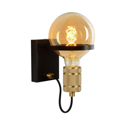 Afbeelding van Lucide OTTELIEN Wandlamp Ø 17,7 cm 1xE27 Zwart