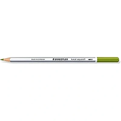 Afbeelding van Staedtler 125 57 karaat aquarel kleurstift, wateroplosbaar, 6 stuks in kartonnen etui, olijfgroen