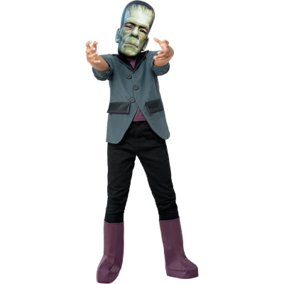 Afbeelding van Smiffys Universal Monsters Frankenstein Kinder Kostuum Kids tm 6 jaar Grijs/Zwart