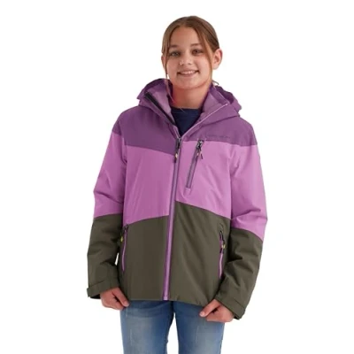 Afbeelding van killtec Meisjes Functionele jas met capuchon en sneeuwvanger/outdoorjas is waterdicht KOW 170 GRLS JCKT, dark orchid, 176, 40927 000