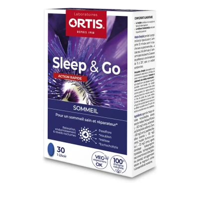 Afbeelding van Ortis Sleep &amp; Go Nachtrust Snelle Werking Tabletten 30TB