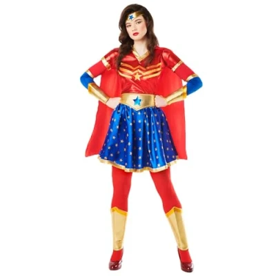 Afbeelding van Boland Kostuum Superheldin Star (14 16 jaar) Volwassenen Superheld Superwoman