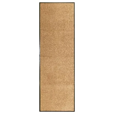 Afbeelding van Deurmat wasbaar 60x180 cm crème