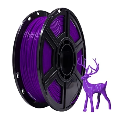 Afbeelding van Flashforge PLA 3D printfilament 1,75 mm, 0,5 kg/rol, dimensionale nauwkeurigheid +/ 0,02 geschikt voor de meeste FDM printers (paars)
