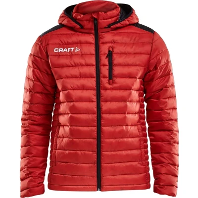 Afbeelding van Craft Isolate Donsjas Met Kap Heren Rood Maat: XL