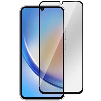 Afbeelding van eSTUFF Samsung Galaxy A34 (1 Stuk, 5G), Smartphone beschermfolie, Transparant