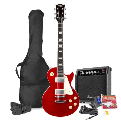 Afbeelding van Retourdeal Max Gigkit LP Elektrische gitaar complete set met 40