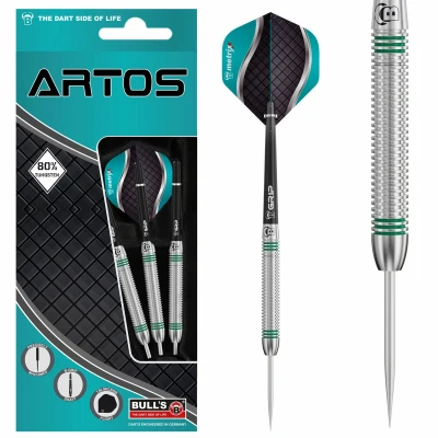 Afbeelding van Bull&#039;s Dartpijlen Artos Ar1 Steeltip 80% Gewicht 22 Gram