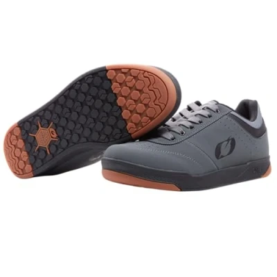 Afbeelding van O&#039;NEAL MTB Downhill Freeride Schoenen Vegan Ultieme balans tussen grip en voetpositie, ademend Pumps Flat V.22 Adult Zwart Grijs Maat 46