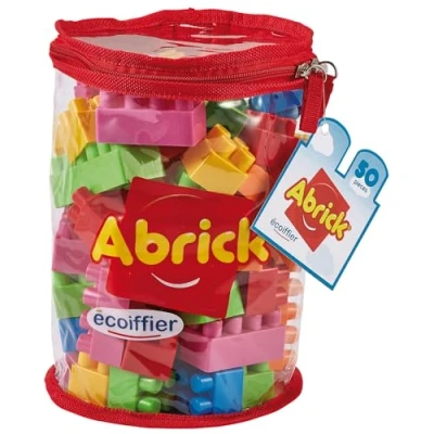 Afbeelding van Abrick Bouwblokken Kleur, 50dlg.
