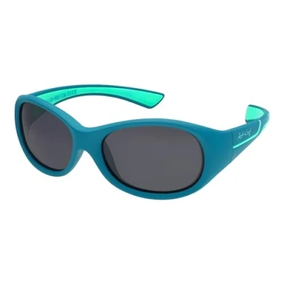 Afbeelding van Active Sol Kids @School Sports Zonnebril meisjes en jongens 100% UV 400 bescherming onverwoestbaar flexibel rubber 5 10 jaar slechts 22 gram (benzine/turquoise)