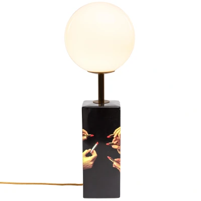 Afbeelding van Seletti Toiletpaper Tafellamp Lippenstift