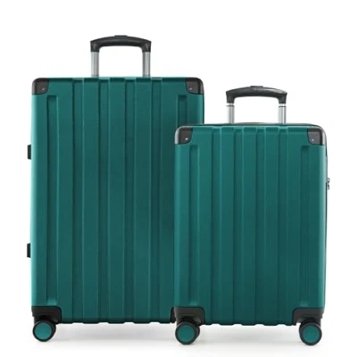 Afbeelding van Hauptstadtkoffer Q Damm hardcase trolley, TSA, 4 wielen, aquagroen., Koffer Set (S+M), Kofferset