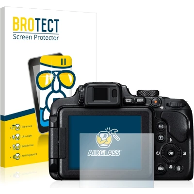 Afbeelding van BROTECT Screenprotector voor Nikon Coolpix B700 Folie Beschermfolie Beschermglas transparant