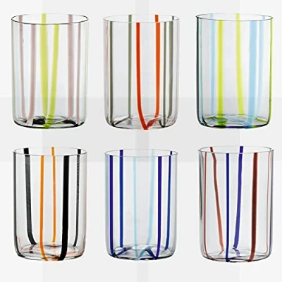 Afbeelding van Zafferano Tirache Set 6 tumblers in different colours