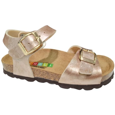Afbeelding van Kipling/Chili Pilar 2 Champagne 0755 Leren Meisjes Sandalen 38
