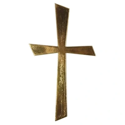 Afbeelding van Rayher 31504000 wasmotief kruis goud, 10,5 x 5,5 cm, SB Btl 1 stuk