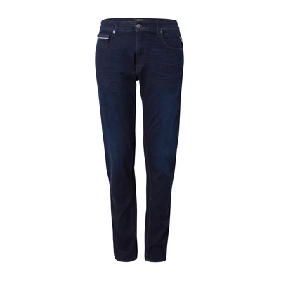 Afbeelding van Replay Heren Jeans Grover Straight Fit met Power Stretch, donkerblauw 007, 29W / 34L