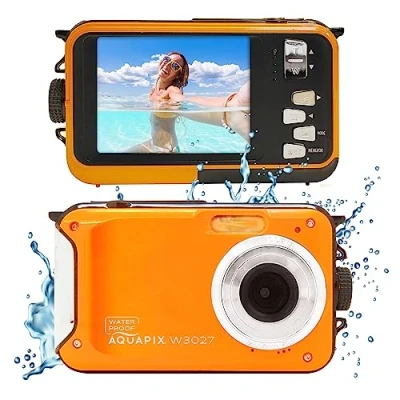 Afbeelding van Aquapix W3027 O Wave Orange Digitale camera 5 Mpix Oranje Waterdicht