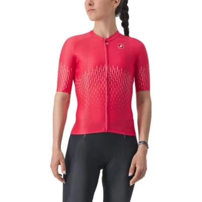 Afbeelding van Castelli Aero Pro Jersey Met Korte Mouwen Roze M Vrouw