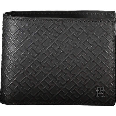 Afbeelding van Tommy Hilfiger Monogram MINI Wallet Portemonnee, Heren, Maat: One Size, Black