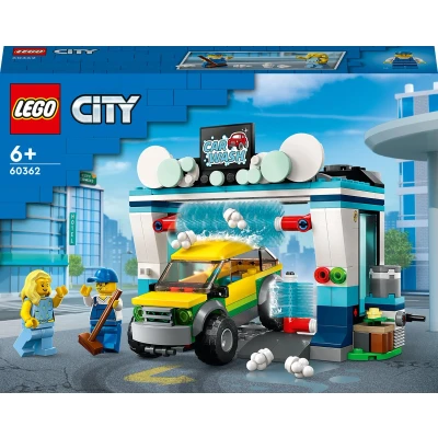 Afbeelding van LEGO 60362 City Autowasserette Set met Speelgoed Auto