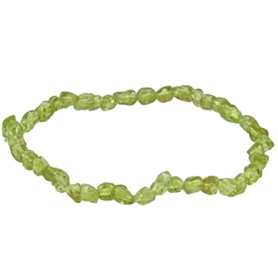 Afbeelding van Lebensquelle Plus Peridot splinterarmband, hoogwaardige edelstenen armband, 19 centimeters, Steen