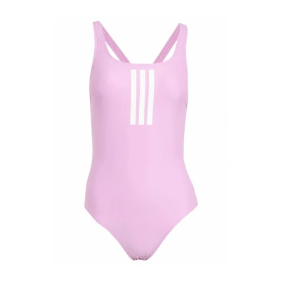 Afbeelding van adidas Performance 3 Stripes V Back Badpak Dames Paars 34