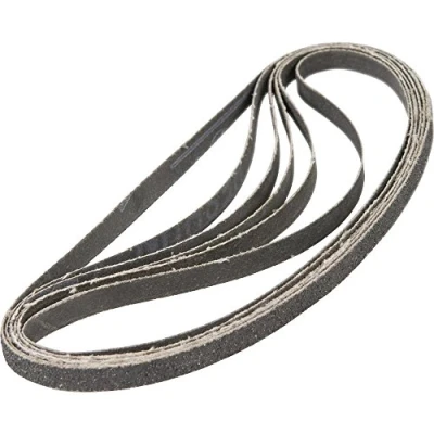 Afbeelding van FERM EFA1003 Schuurbanden set Lengte: 455mm Breedte: 10mm 8 stuks: 2x P40 3x P80 P120 Voor Precisieschuurmachine EFM1001 Elektrische vijl Powerfile Precisieschuurbanden Combiset 10x455mm