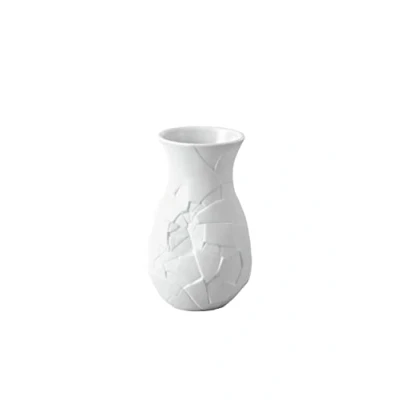 Afbeelding van Rosenthal Vaas van Fasen 14255 100102 26010 Miniatuur Hoogte 10 cm Porselein Wit