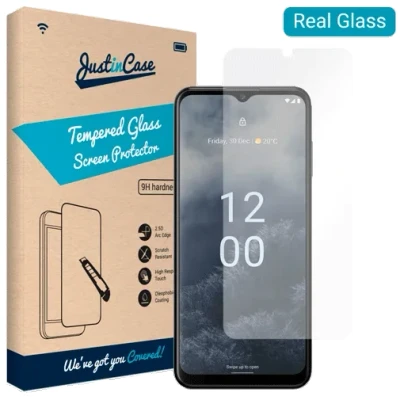 Afbeelding van Just In Case Tempered Glass Nokia G60 Screenprotector Zwart