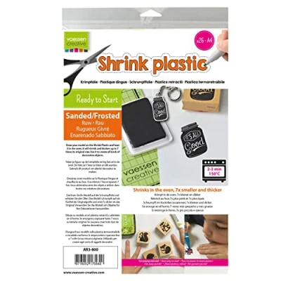 Afbeelding van Vaessen Creative Krimpfolie A4 mat 25 stuks, 21 x 29,8 0,3 cm