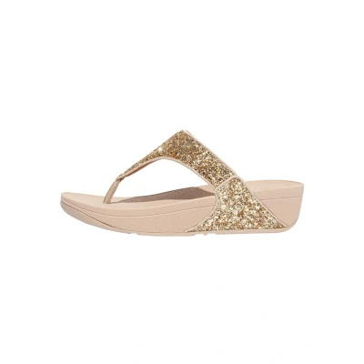 Afbeelding van Fitflop Kobiety Lulu Glitter Toe thongs Sandały z odkrytymi palcami, Platino, 37 EU