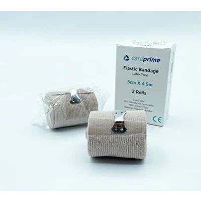 Afbeelding van elastische bandage sportbandage permanent compressieband sportverband 2 stuks (5 cm x 4,5 m)