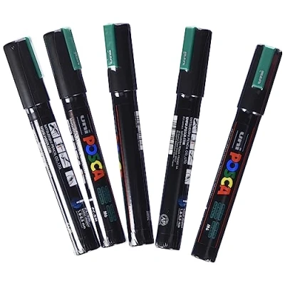 Afbeelding van Uni ball Paint Marker op waterbasis Posca PC 5M paars metaal