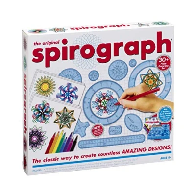 Afbeelding van De originele spirografset met markers, Engelse versie