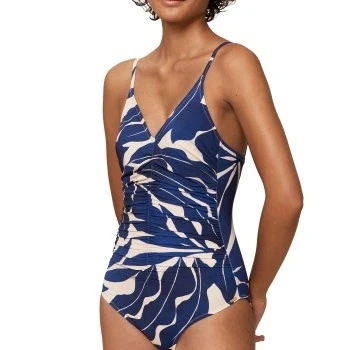 Afbeelding van Triumph Summer Allure Padded Swimsuit 01 Wit/Blauw B 38 Dames
