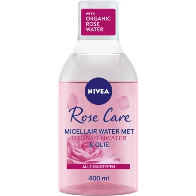 Afbeelding van NIVEA Demaquillant Biphase Micéllaire Rose Care à l&#039;Eau de Bio