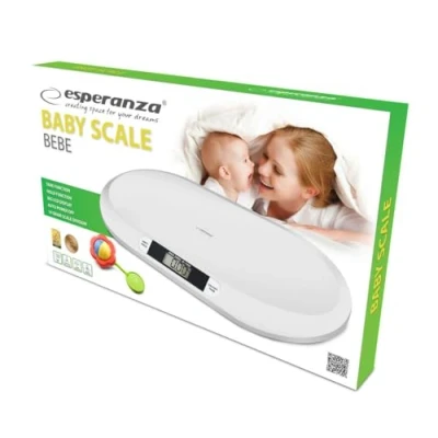 Afbeelding van Esperanza EBS019 Babyweegschaal Digitale weegschaal baby en peuter Dierenweegschaal Tot 20 kg