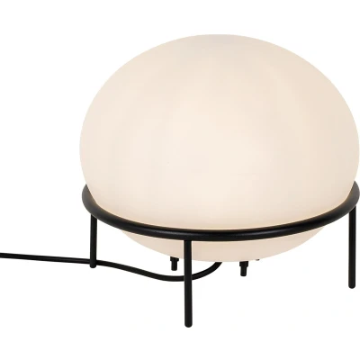 Afbeelding van QAZQA Design buiten tafellamp zwart Jannie