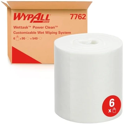 Afbeelding van Kimtech 7762 poetsdoek Wettask DSX wit